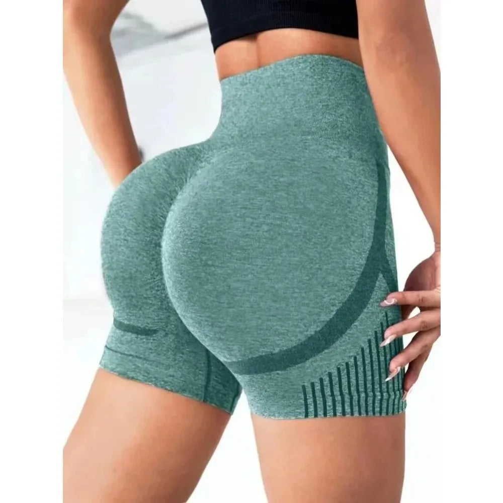Women High Waist Yoga Shorts