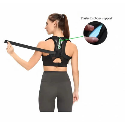 Adjustable Posture Corrector Back Support Brace