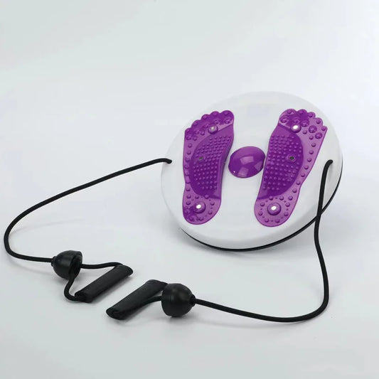 Portable Waist Twisting Disc with Foot Massage