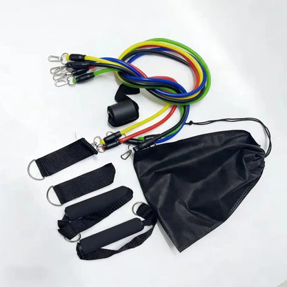 11PCS Resistance Bands Pedal Exerciser Set