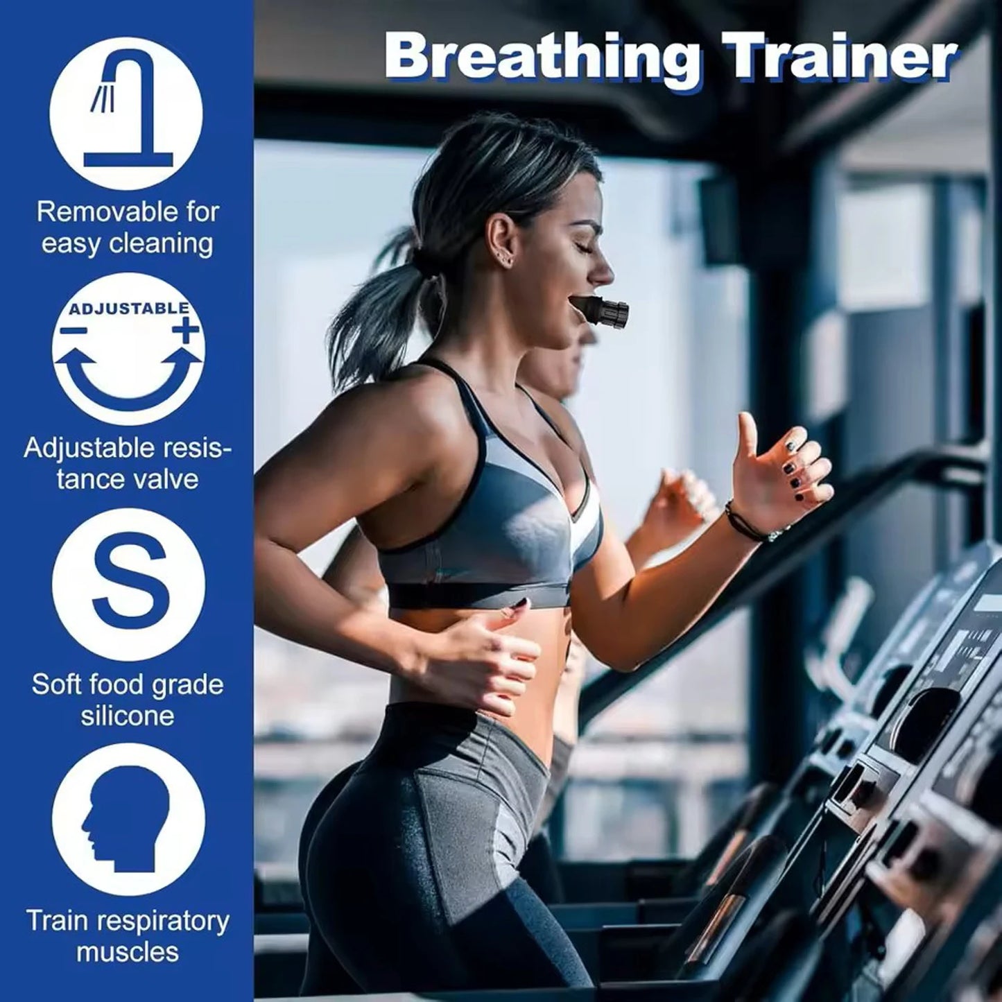 Adjustable Breathing Trainer Lung Exerciser