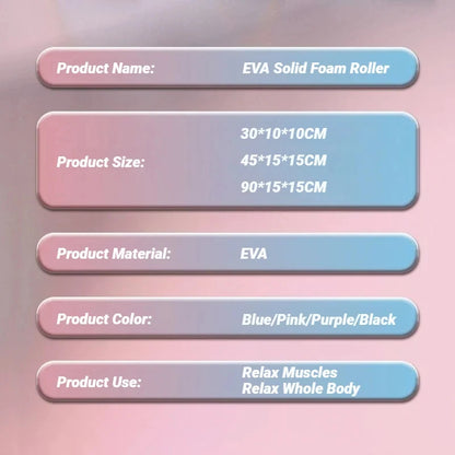 Hexagonal EVA Foam Yoga Roller