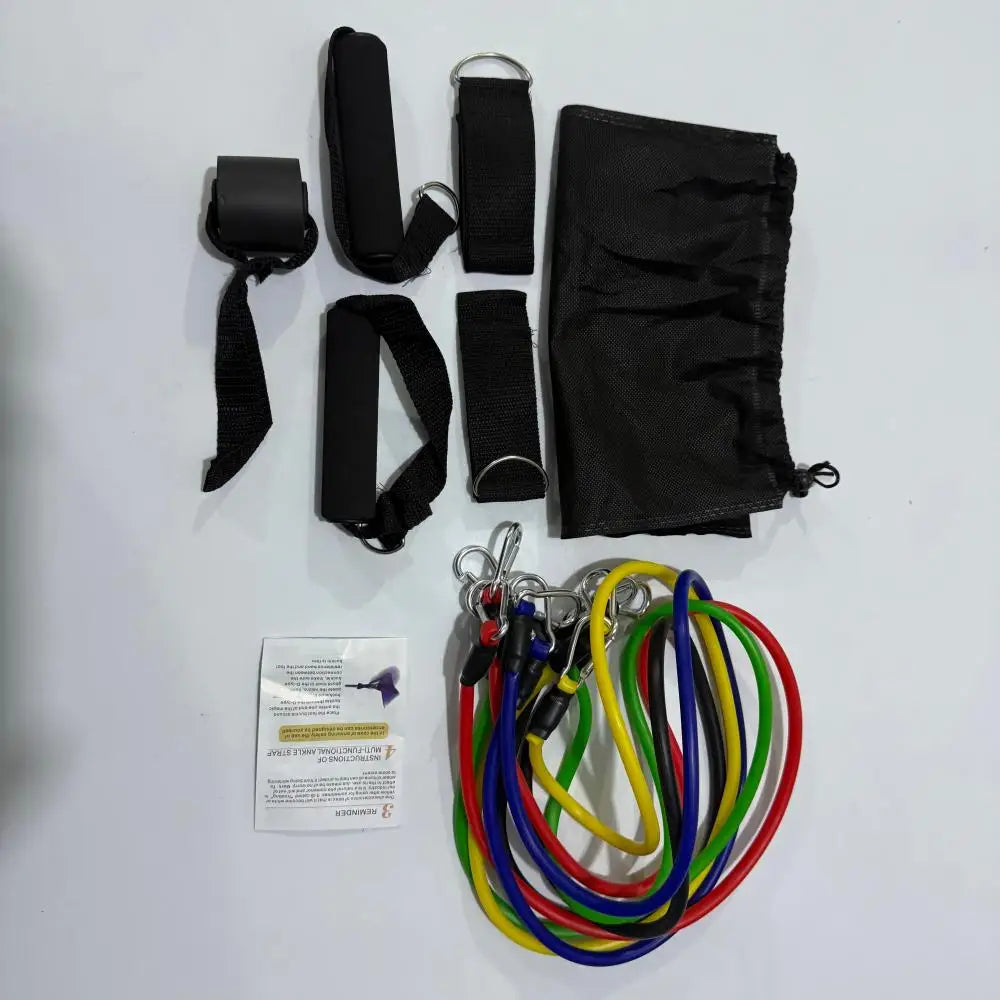 11PCS Resistance Bands Pedal Exerciser Set