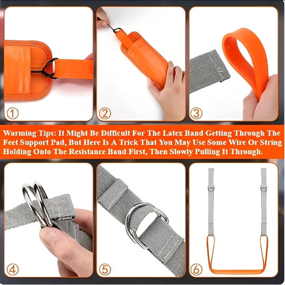 Adjustable Pull Up Assistance Bands Set