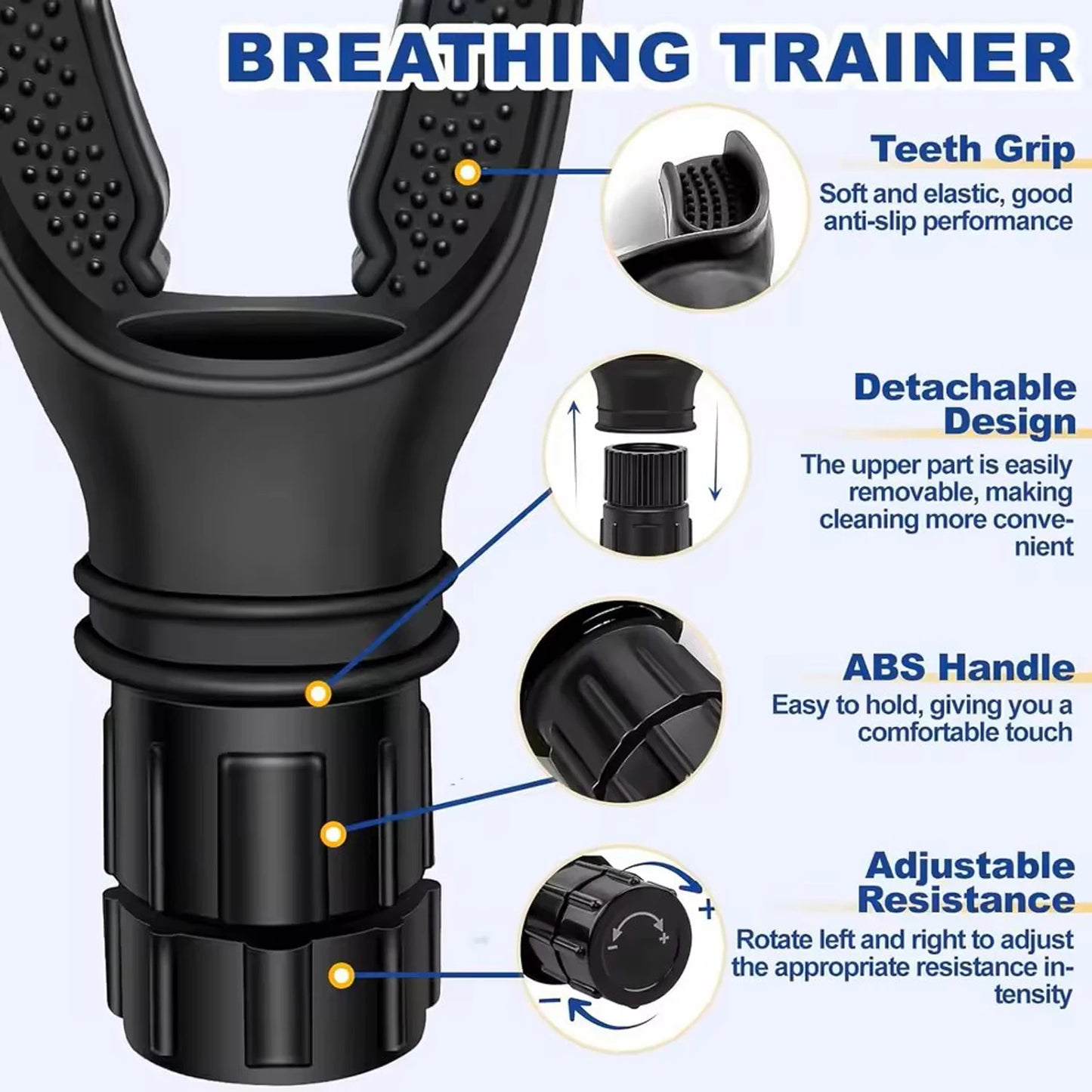 Adjustable Breathing Trainer Lung Exerciser