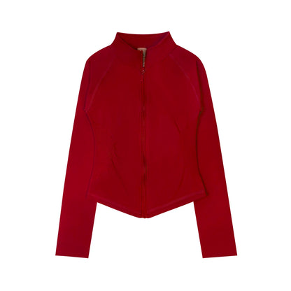 Seamless Zip Up Sports Jacket