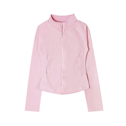 Seamless Zip Up Sports Jacket