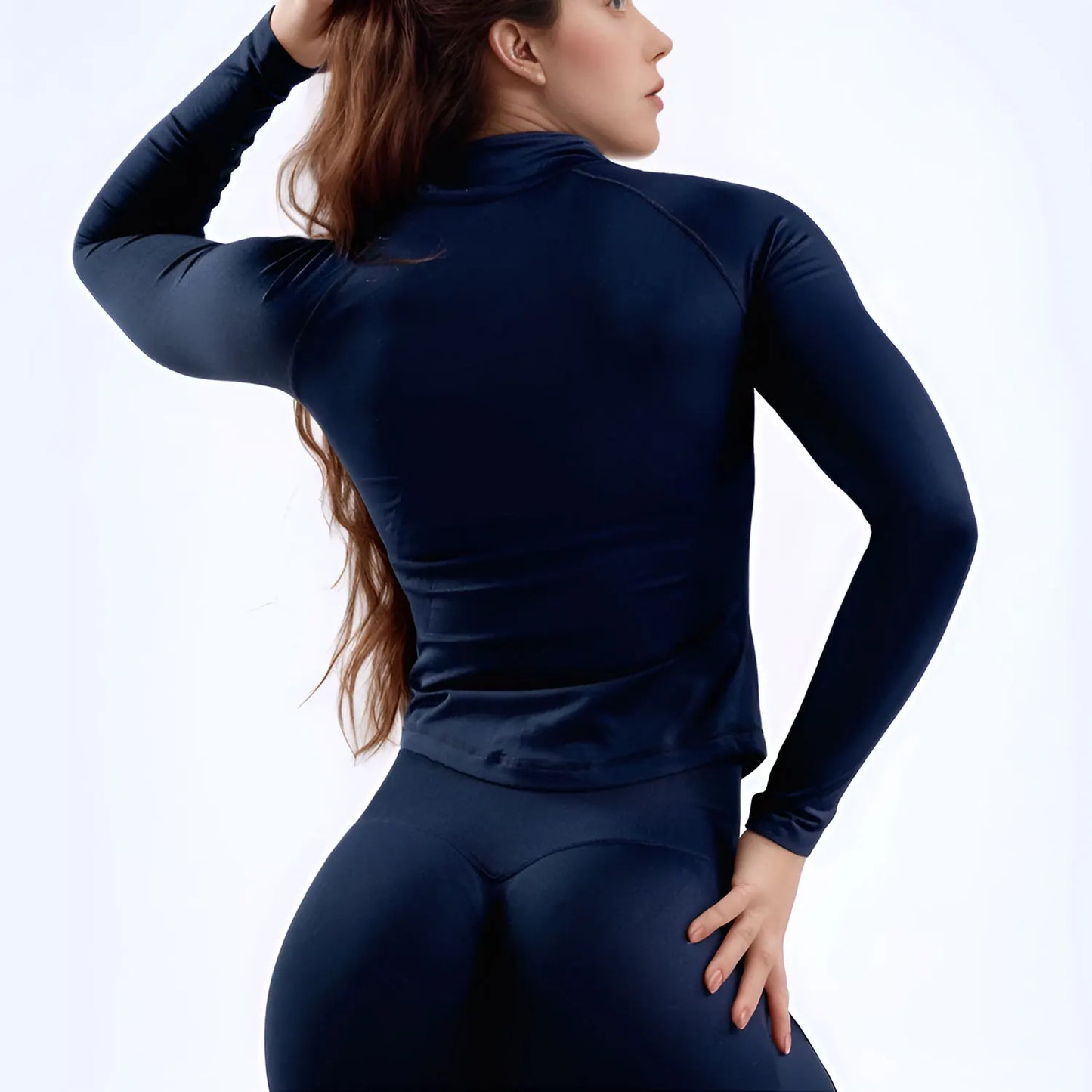 Seamless Zip Up Sports Jacket