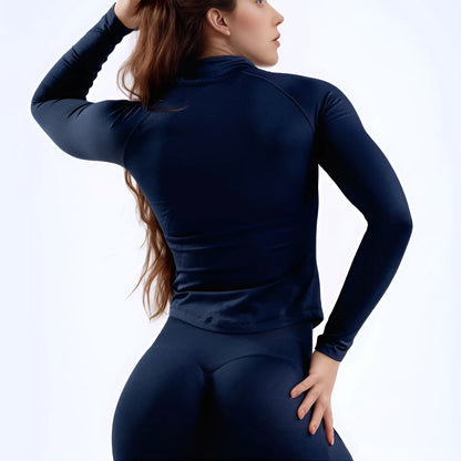 Seamless Zip Up Sports Jacket