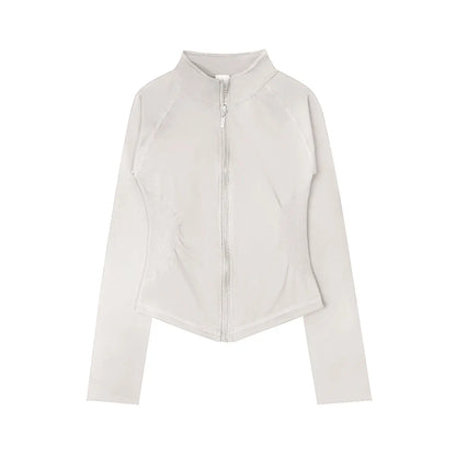 Seamless Zip Up Sports Jacket