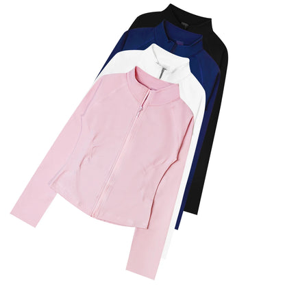 Seamless Zip Up Sports Jacket